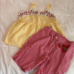 Gymboree strawberry set